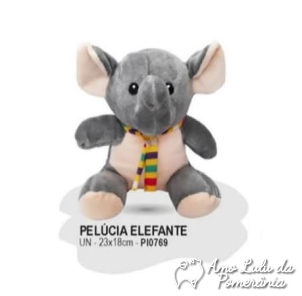 Elephant Plush 23 x 18 cm